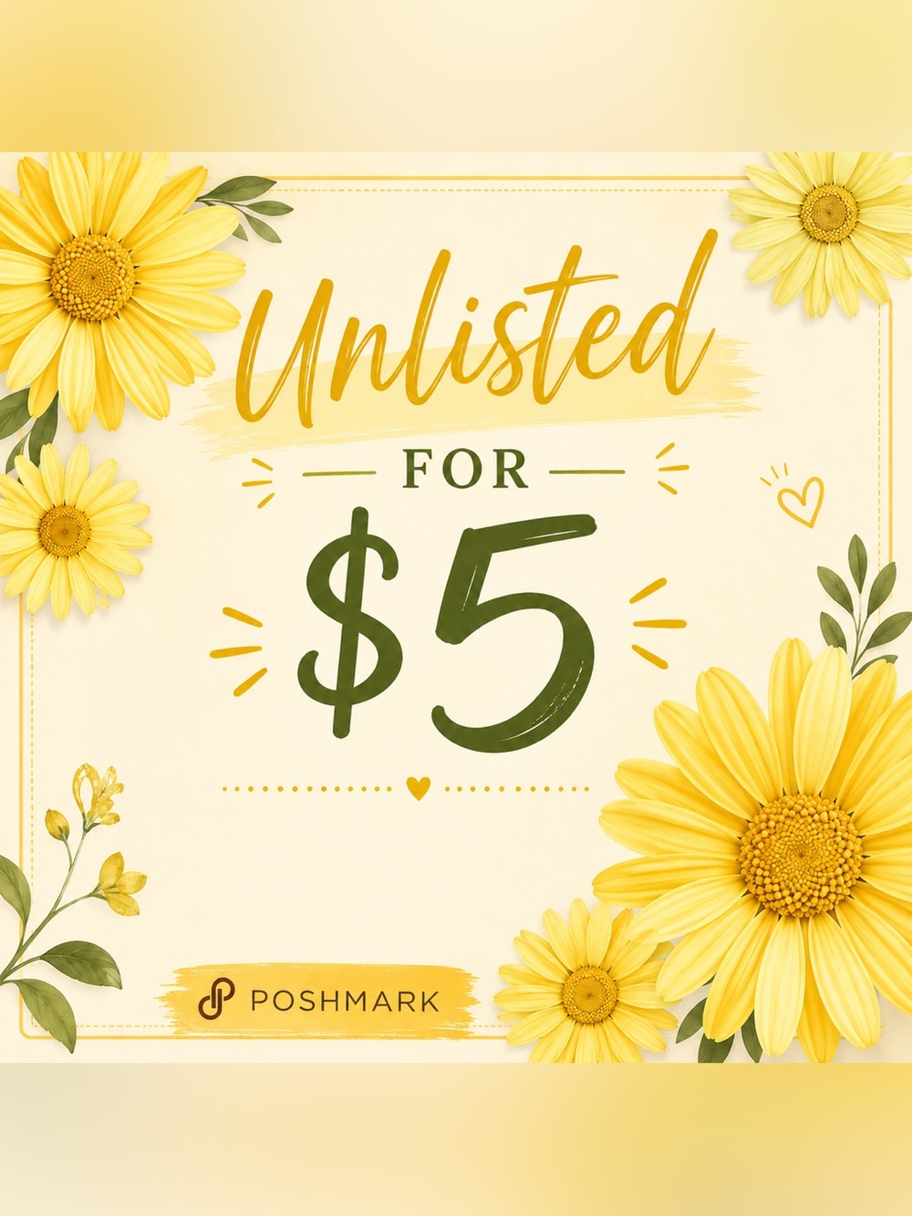 Unlisted for $5 Auction